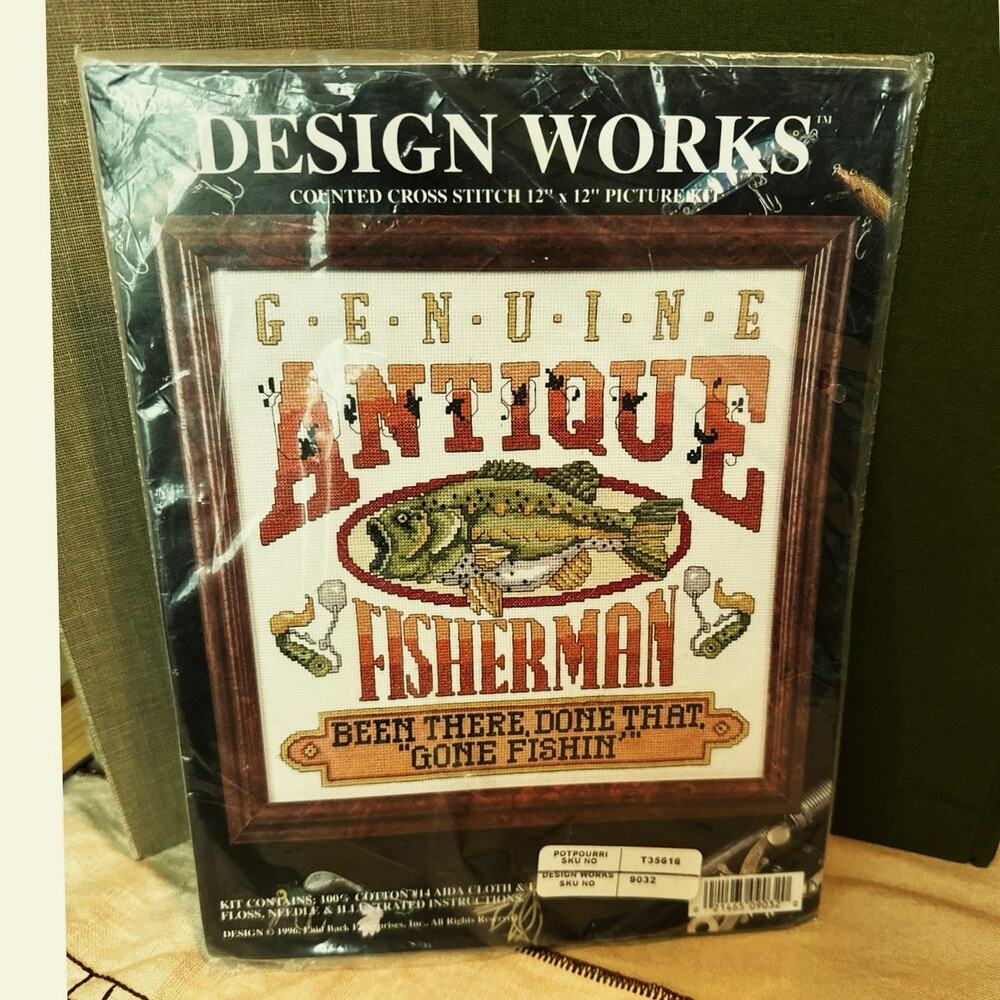 1996 Design Works Cross Stitch Kit • 12x12 • Sealed